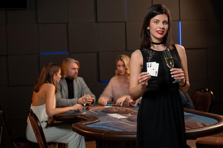 Live dealer studio with roulette wheel and lightning multiplier board on hobispin login
